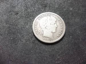 1913 S Barber Dime