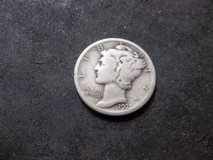 1921 Mercury Dime
