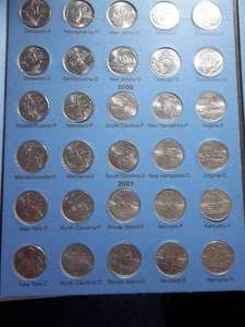Full Set Of 50 State Quarters From 1999-2008 P&D & DC, Guam, Puerto Rico. Samoa, Marianas & Virgin Isles (106 In All)