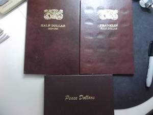 3-Dansco Coin Albums Peace Dollars 1921-1935