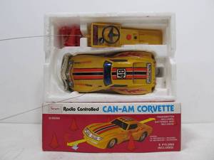 lot 36 image: Vintage Radio Controlled CAN-AM Corvette RC Car