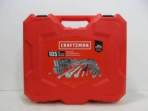 lot 96 image: Like-New CRAFTSMAN 105-Piece Mechanics Tool Set