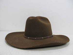 lot 98 image: Quality STETSON Stallion Mens Cowboy Hat - Size 7