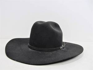 lot 99 image: Vintage BAILEY Beaver XXXXX Black Cowboy Hat - Size 7