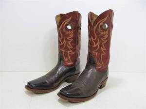 lot 103 image: Quality Pair of NOCONA Leather Cowboy Boots - Size 9 12 D