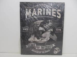 lot 80 image: Brand New US MARINES Wooden Sign