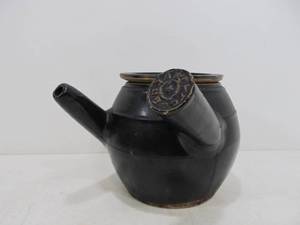 lot 183 image: Antique Oriental Stoneware Teapot