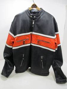 lot 113 image: Nice Genuine Leather MAS Motorcycle Jacket - Size 46