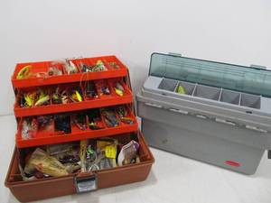 lot 125 image: 2 Tackle Boxes Full of Fishing Tackle & Lures