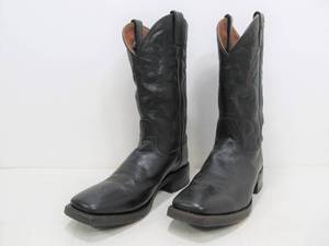 lot 129 image: Nice Pair of HARLEY DAVIDSON Leather CowboyMotorcycle Boots - Mens Size 9.5 M