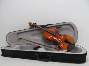 lot 234 image: Like New 14 Violin wCase & Bow