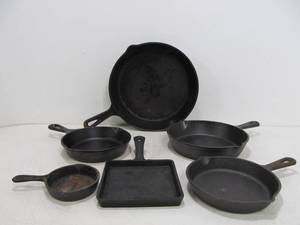 lot 238 image: Large Lot of Cast Iron Cookware