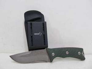 lot 139 image: Nice BOKER Magnum 440 Stainless Fixed Blade Knife wSheath