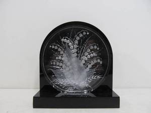 lot 198 image: Signed Frank Albrecht FRA Lucite Sculpture wStand