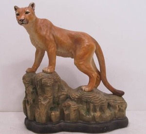 lot 208 image: Large Limited Edition Cougar Sculpture