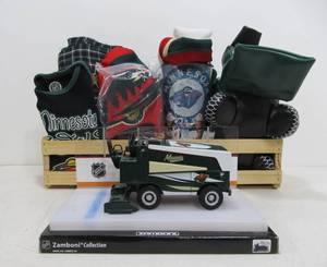 lot 212 image: Nice Group of MN WILD Gear & Collectibles