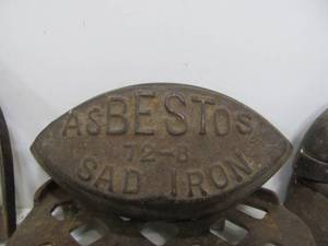 lot 217 image: Lot of Antique Sad Irons