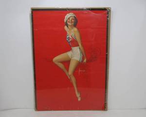 lot 312 image: Large Original 1940s Era ROLF ARMSTRONG Pinup Girl Print - Seaworthy