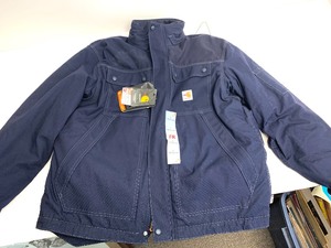 lot 296 image: New wTags CARHARTT FR Full Swing Cold-Weather Work Jacket - Size Large 