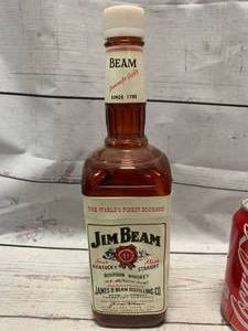 lot 14 image: Jim Beam Dancing Bottle (workssporadically)