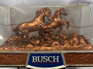lot 46 image: 1980s Bush Western Cowboy 3D Sign