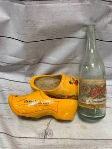 lot 55 image: VintageHeinekenWood Clogs & PurityBrewing MinneapolisBottle