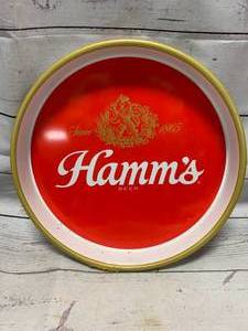 lot 57 image: Hamms Beer Vintage Tray13 Diameter
