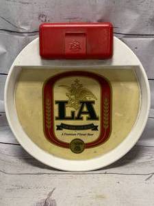 lot 59 image: LA Pilsner Beer Tray 14 Diameter