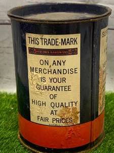 lot 73 image: Antique Super BlendGreaseOur Own Hardware FullCan
