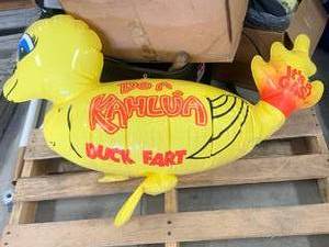 lot 91 image: VintageKahlua InflatableDuck