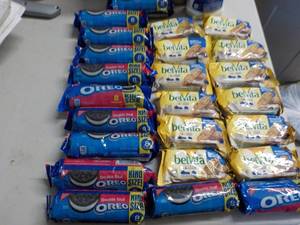 Oreos King Size Belvita and 6 bott...