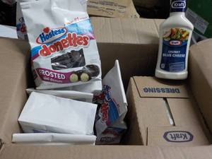 6 Bags Hostess Donettes and 6 Bott...