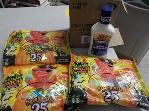 Swedish Fish and 6 Bottles Kraft Ch...