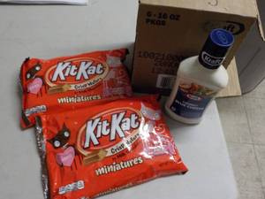 2 -10 oz pkgs Kit Kats and 6 Bottle...