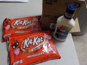 2 -10 oz pkgs Kit Kats and 6 Bottle...