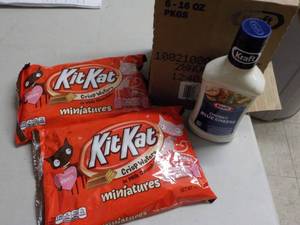 2 -10 oz pkgs Kit Kats and 6 Bottle...