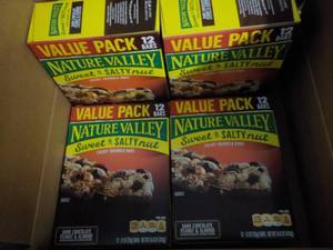 4 Boxes Nature Valley Granola Bars...