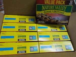 8 Boxes Nature Valley Granola Bars...