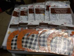 Thanksgiving Paper Tablecloths and ...