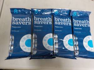 4 - 8 Packs Peppermint Breath Saver...