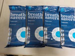4 - 8 Packs Peppermint Breath Saver...