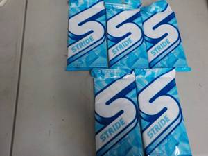 5 - 3 packs Stride Icy Mint Sugar F...
