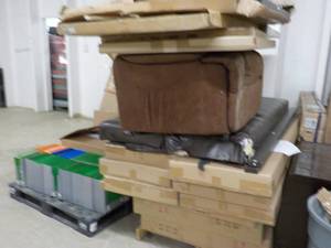 Pallet of returns for parts and rep...