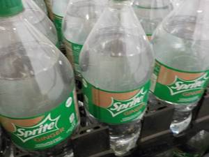 8 - 2 Liter Bottles Sprite Ginger...