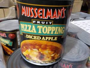 7.2 lb. can Musselmans Diced Apple...