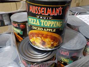 7.2 lb. can Musselmans Diced Apple...
