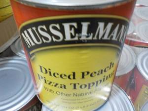 7.2 lb. can Musselmans Diced Peach...