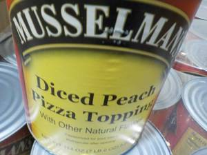 7.2 lb. can Musselmans Diced Peach...