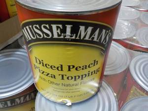 7.2 lb. can Musselmans Diced Peach...