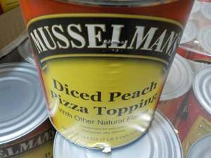 7.2 lb. can Musselmans Diced Peach...
